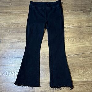 Frame Jet Set Flare Black Jeans Size 2